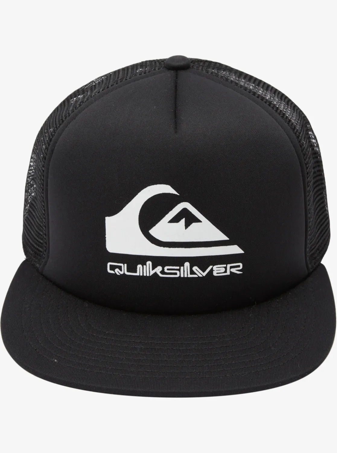 Quiksilver Hats>Foamslayer Trucker Hat BLACK
