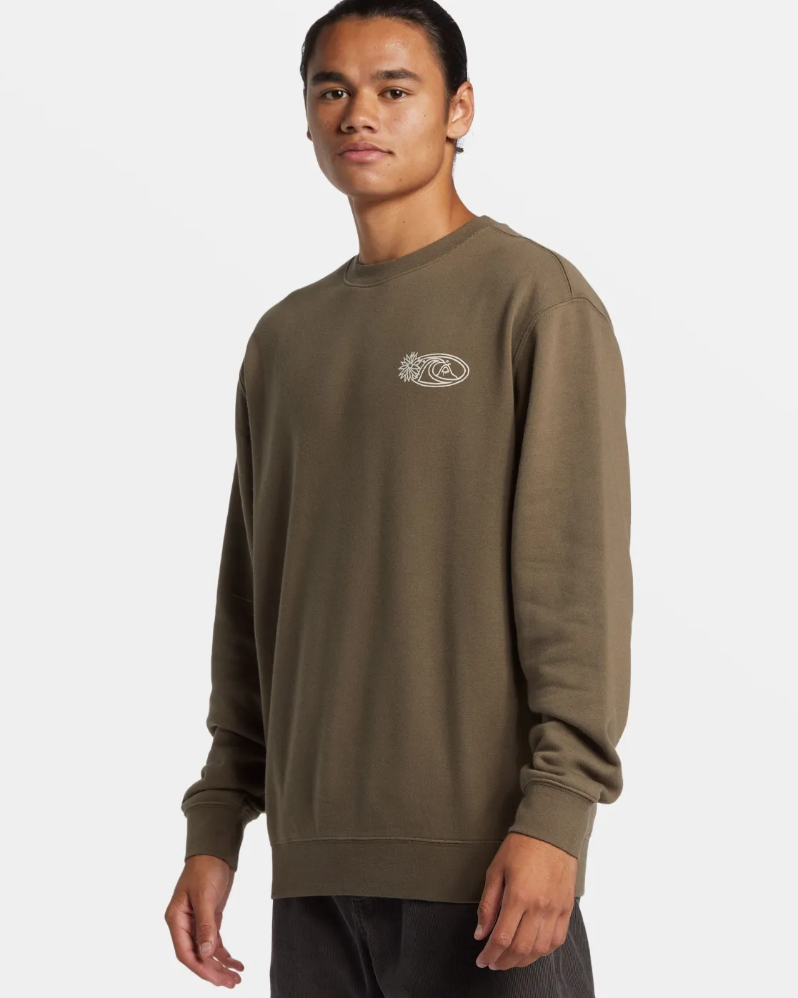 Quiksilver Sweatshirts & Hoodies | Under $100>Graphic Crewneck Sweatshirt CANTEEN