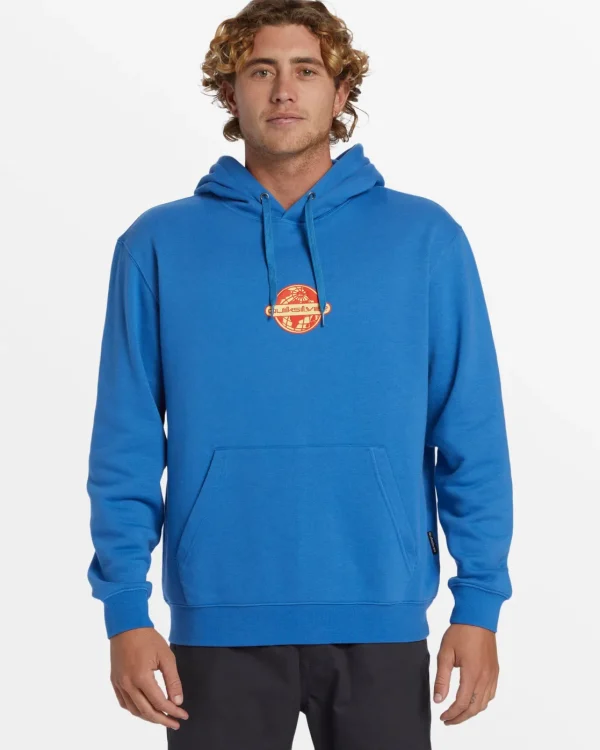 Quiksilver Sweatshirts & Hoodies>Graphic Mix Hoodie STARSAPPHIRE