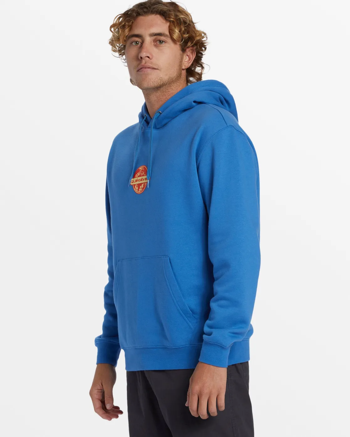 Quiksilver Sweatshirts & Hoodies>Graphic Mix Hoodie STARSAPPHIRE