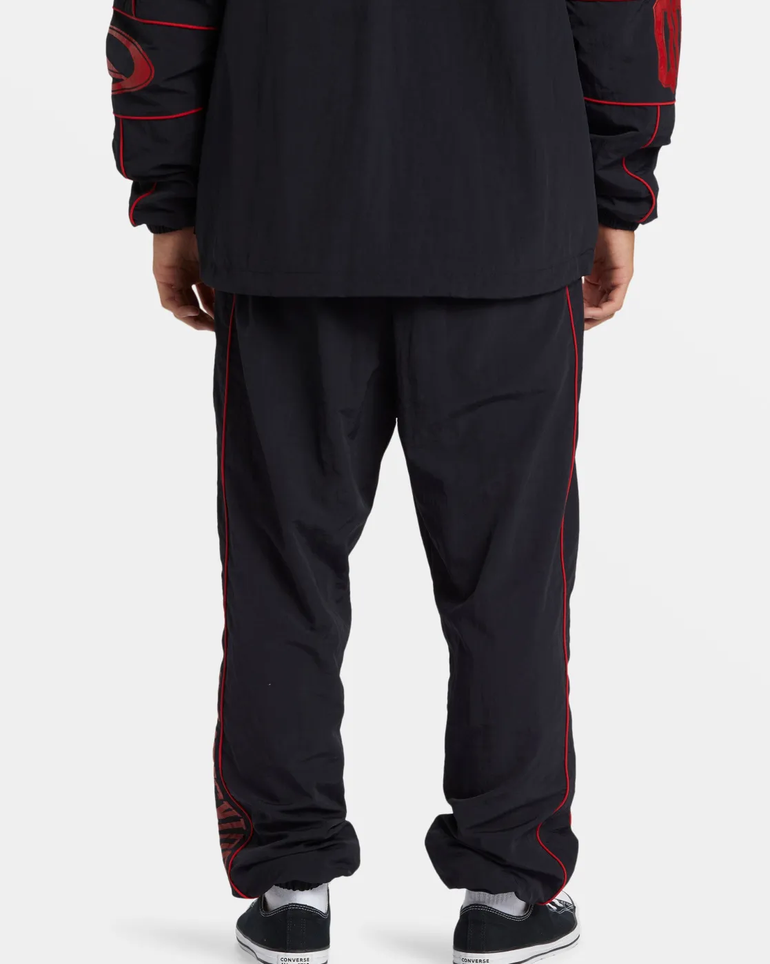 Quiksilver Pants | Under $100>Griff Elastic Waist Track Pants BLACK