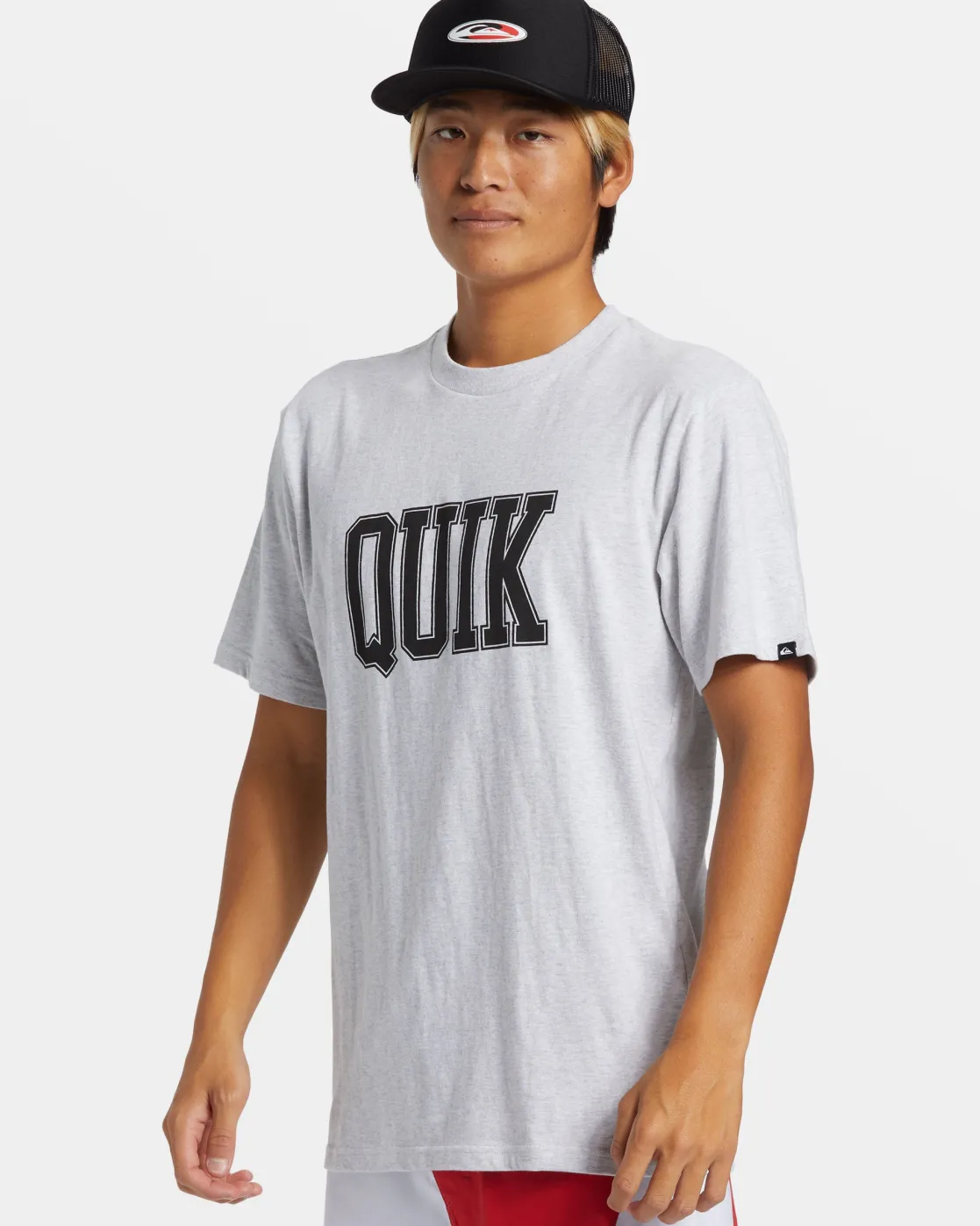 Quiksilver Tees>Griff Quik T-Shirt SNOWHEATHER