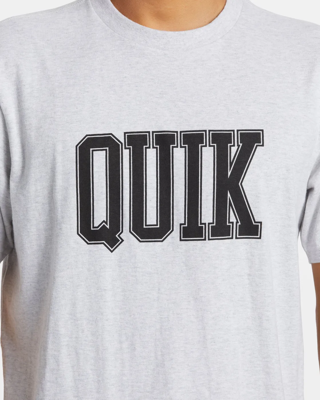 Quiksilver Tees>Griff Quik T-Shirt SNOWHEATHER