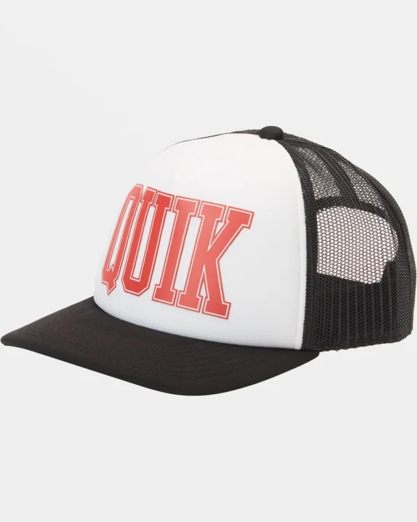 Quiksilver Hats>Griff Trucker Hat WHITE