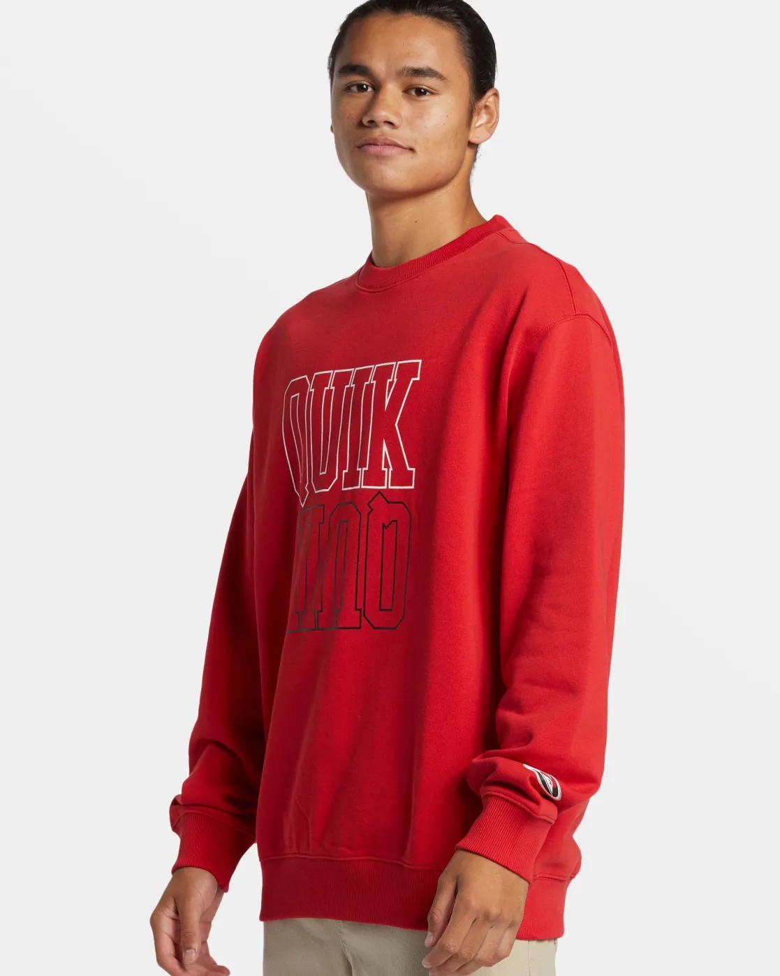 Quiksilver Sweatshirts & Hoodies | Under $100>Griffin Pullover Sweatshirt SALSA