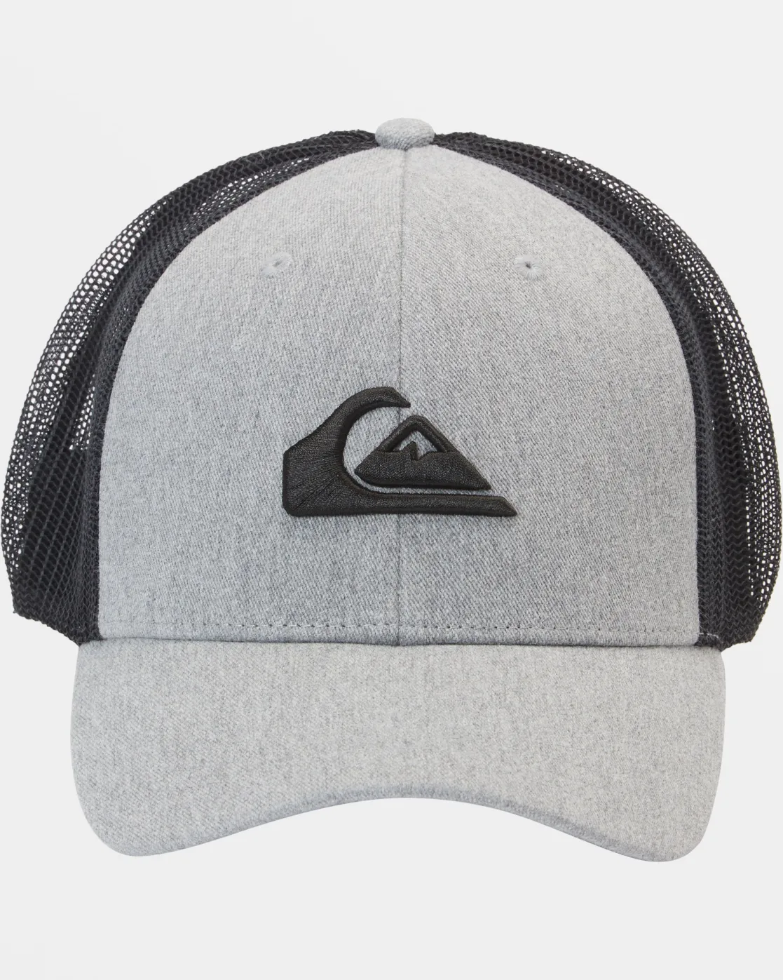 Quiksilver Hats>Grounder Trucker Hat HEATHERGREY