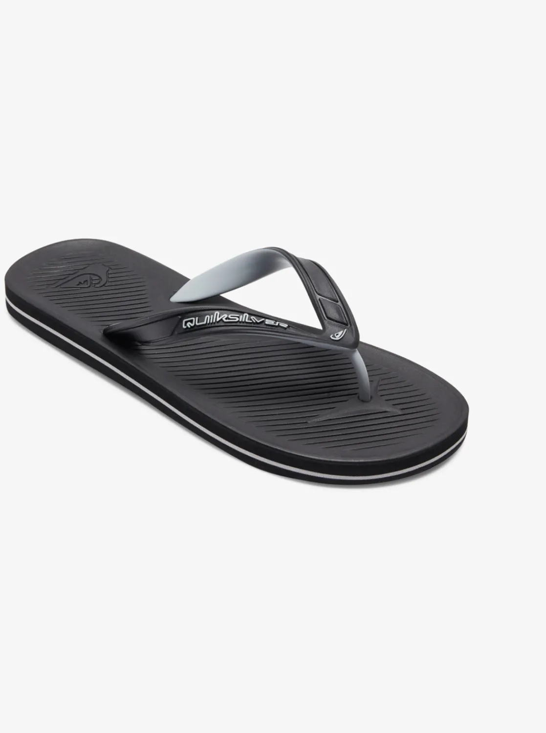 Quiksilver Sandals>Haleiwa Core Flip-Flops BLACK1