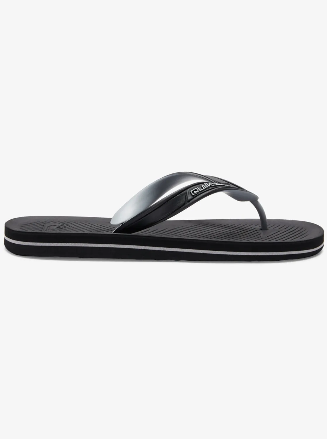 Quiksilver Sandals>Haleiwa Core Flip-Flops BLACK1