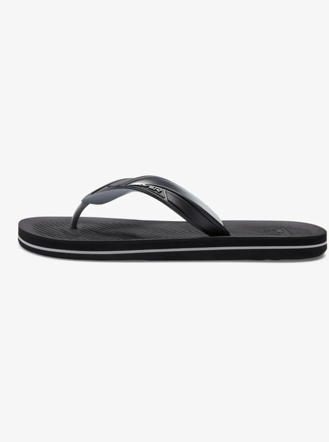 Quiksilver Sandals>Haleiwa Core Flip-Flops BLACK1
