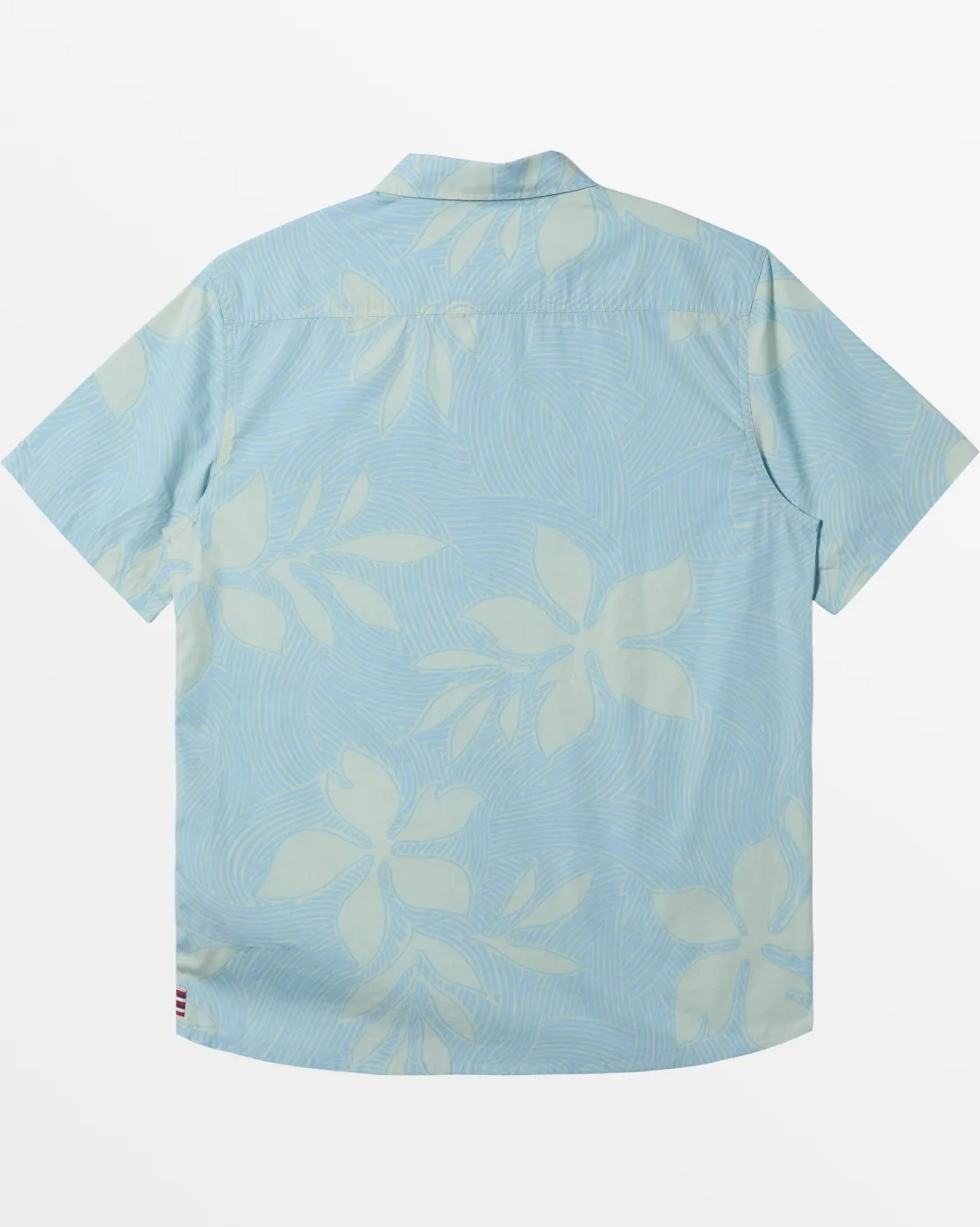 Quiksilver Shirts & Polos>Hawaii Carved Paddle Short Sleeve Shirt - BLUEBELL