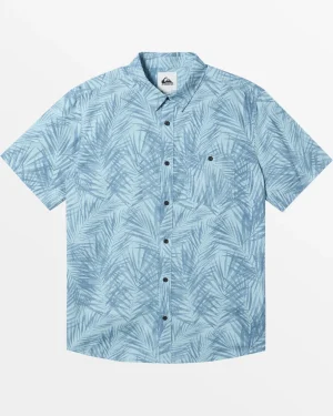 Quiksilver Shirts & Polos>Hawaii Fern Days Short Sleeve Shirt - MONACOBLUE