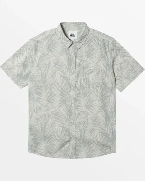 Quiksilver Shirts & Polos>Hawaii Fern Days Short Sleeve Shirt - SEASPRAY