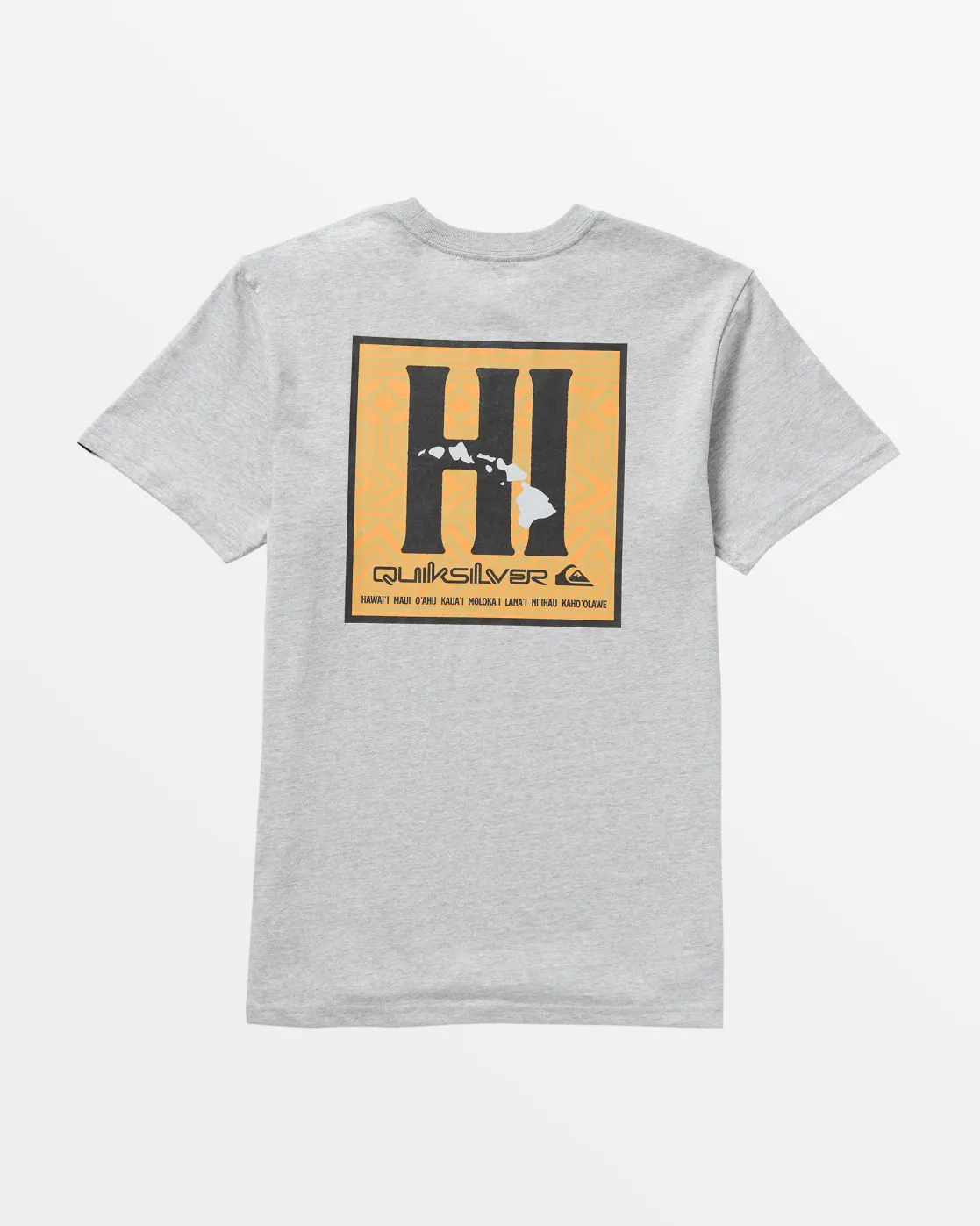 Quiksilver Tees>Hawaii Tapa Box T-Shirt ATHLETICHEATHER