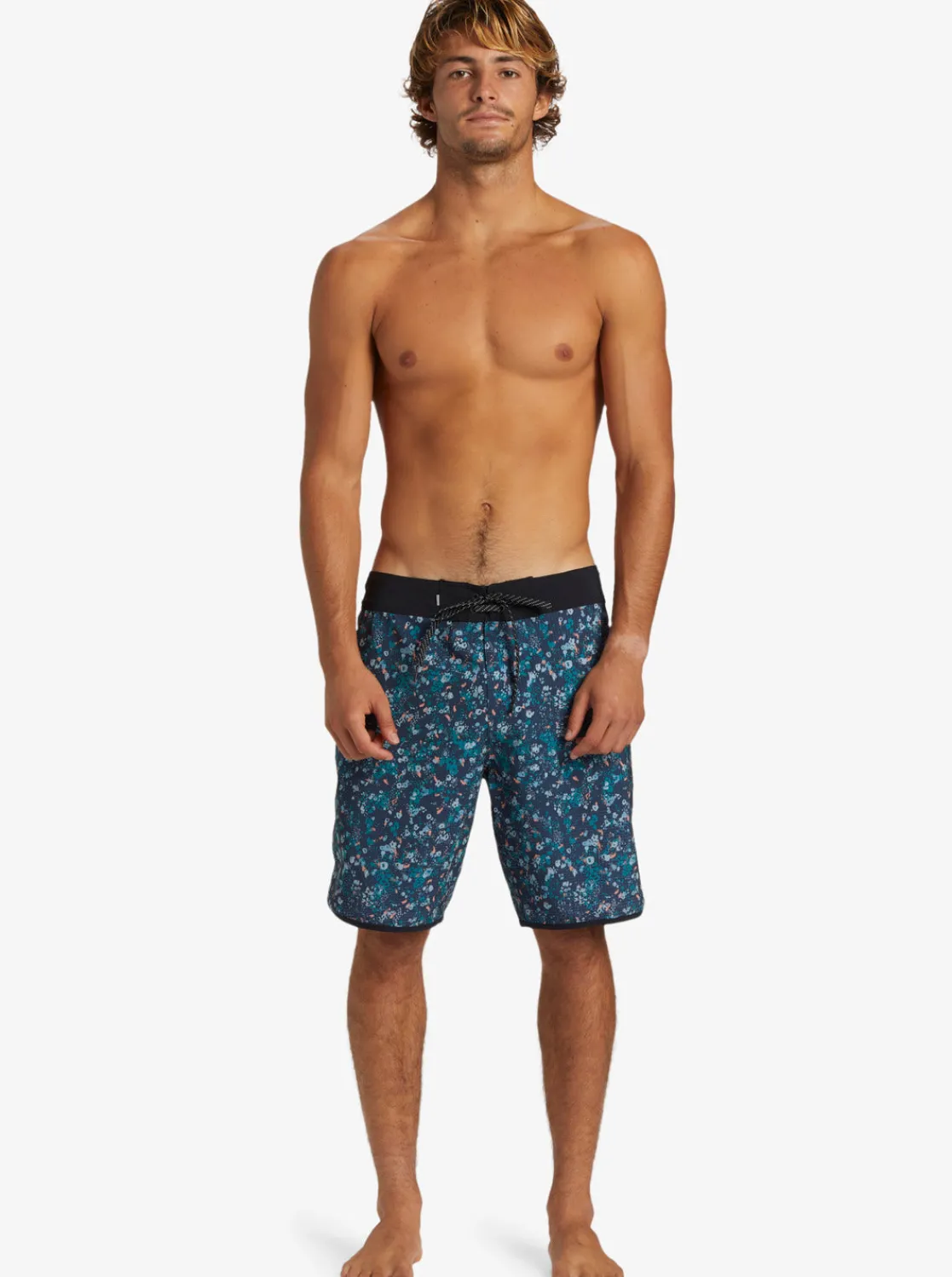 Quiksilver Boardshorts | Boardshorts>Highline Scallop 19" Boardshorts DARKNAVY