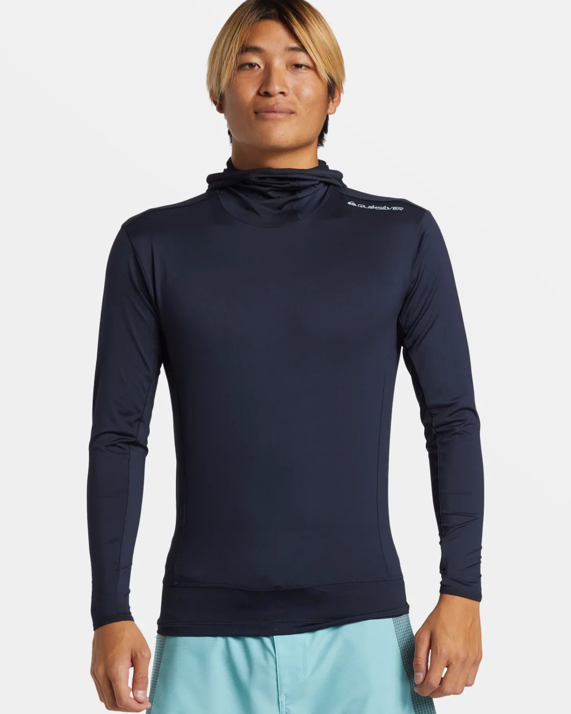 Quiksilver Rashguards>Highline UPF 50 Hooded Long Sleeve Rashguard DARKNAVY