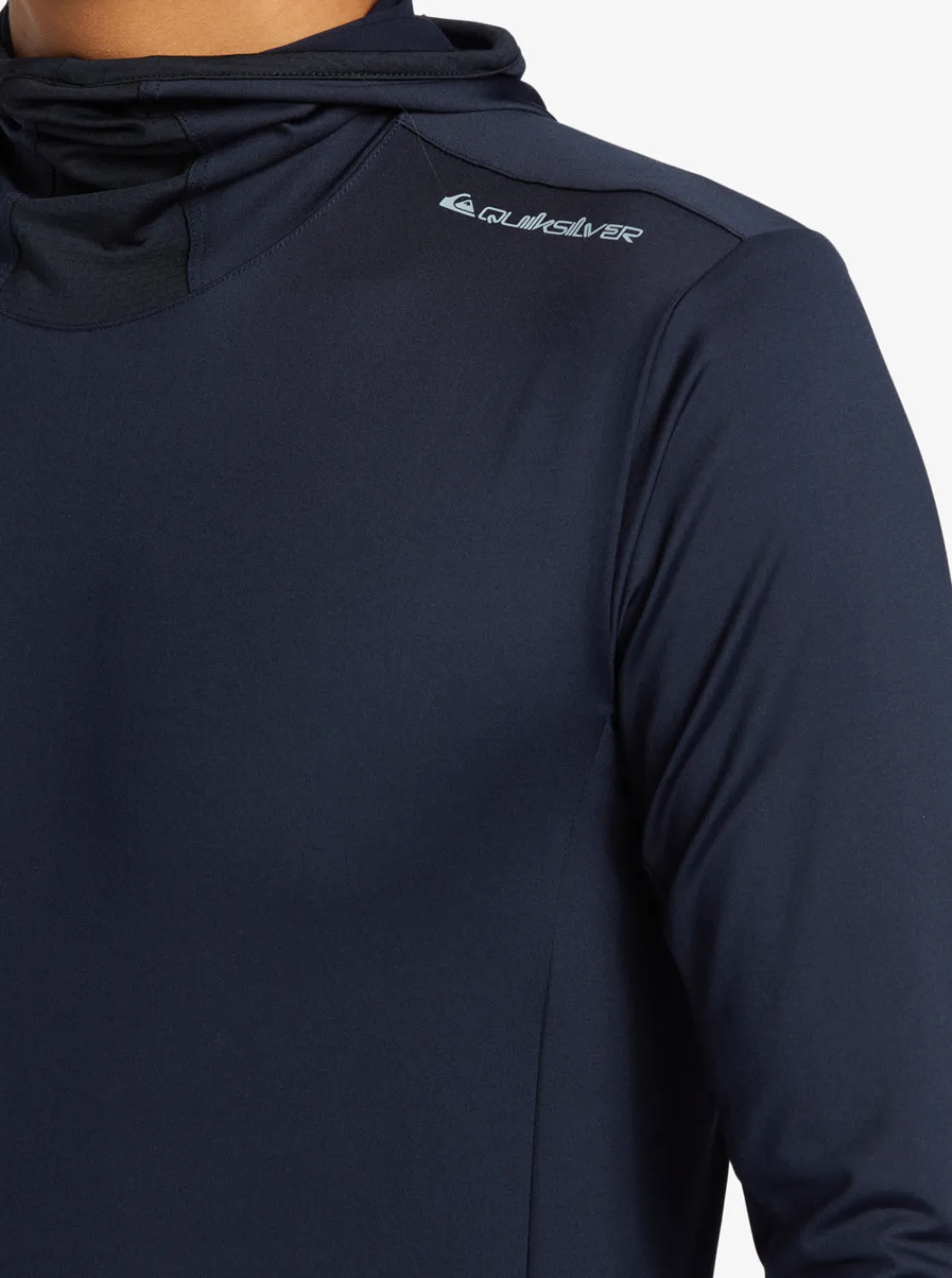 Quiksilver Rashguards>Highline UPF 50 Hooded Long Sleeve Rashguard DARKNAVY