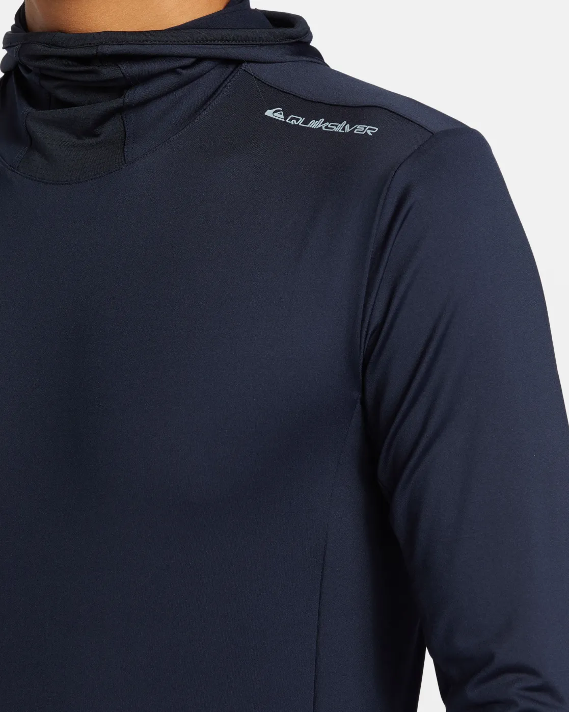 Quiksilver Rashguards>Highline UPF 50 Hooded Long Sleeve Rashguard DARKNAVY