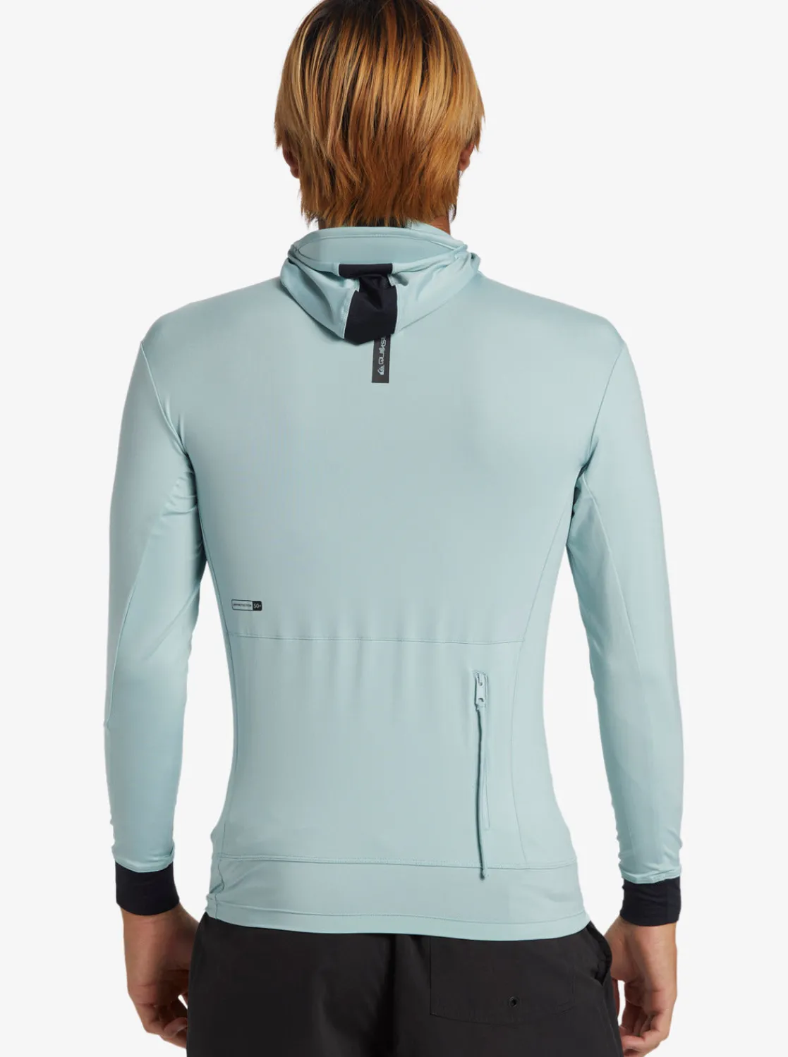 Quiksilver Rashguards>Highline UPF 50 Hooded Long Sleeve Rashguard CLOUDBLUE