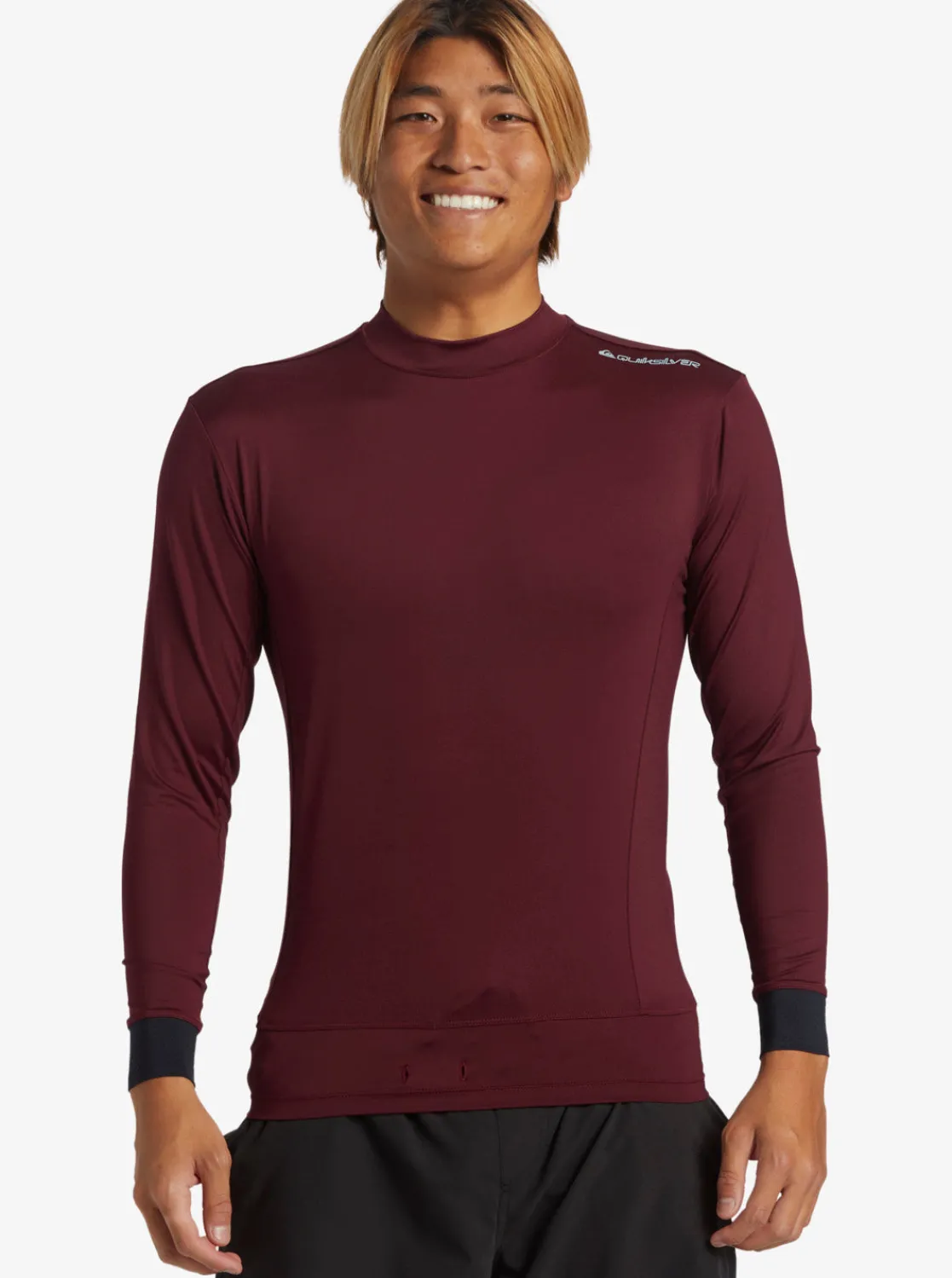Quiksilver Rashguards>Highline UPF50 Long Sleeve Rashguard WINE