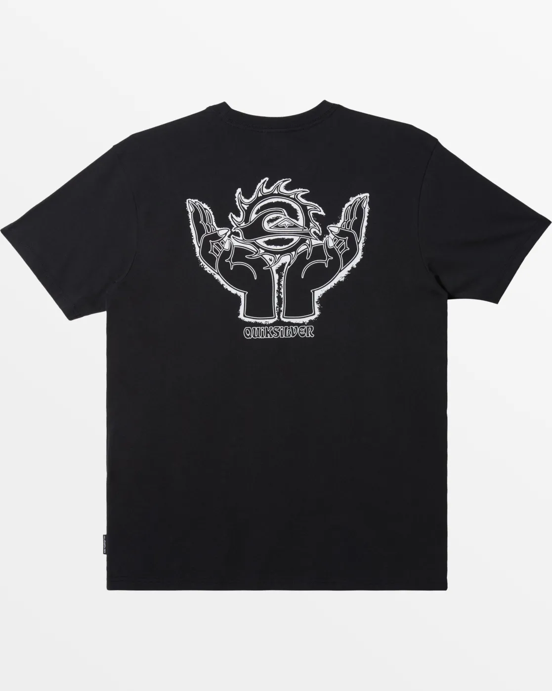 Quiksilver Tees>In Good Hands T-Shirt - BLACK
