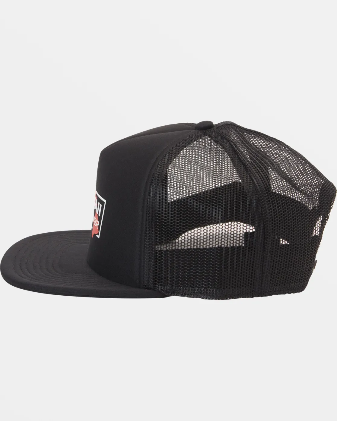 Quiksilver Hats>Island Breakout Trucker Hat BLACK