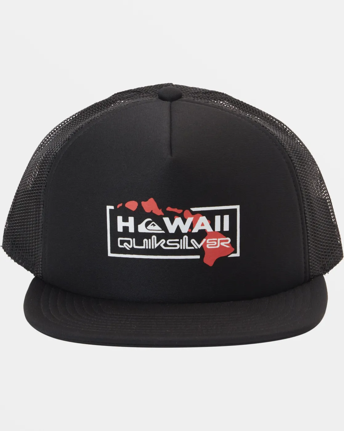 Quiksilver Hats>Island Breakout Trucker Hat BLACK