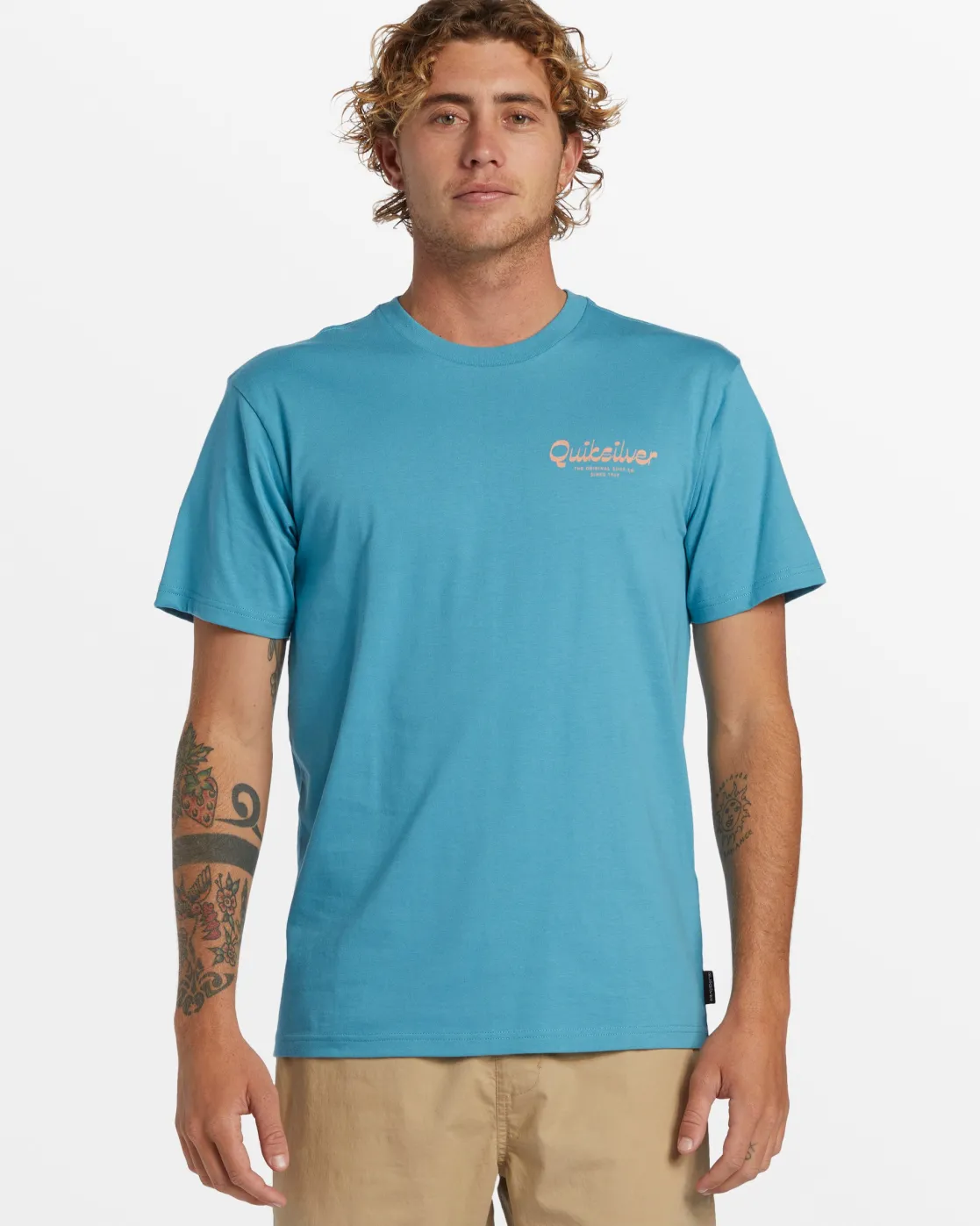 Quiksilver Tees>Island Mode T-Shirt - LARKSPUR