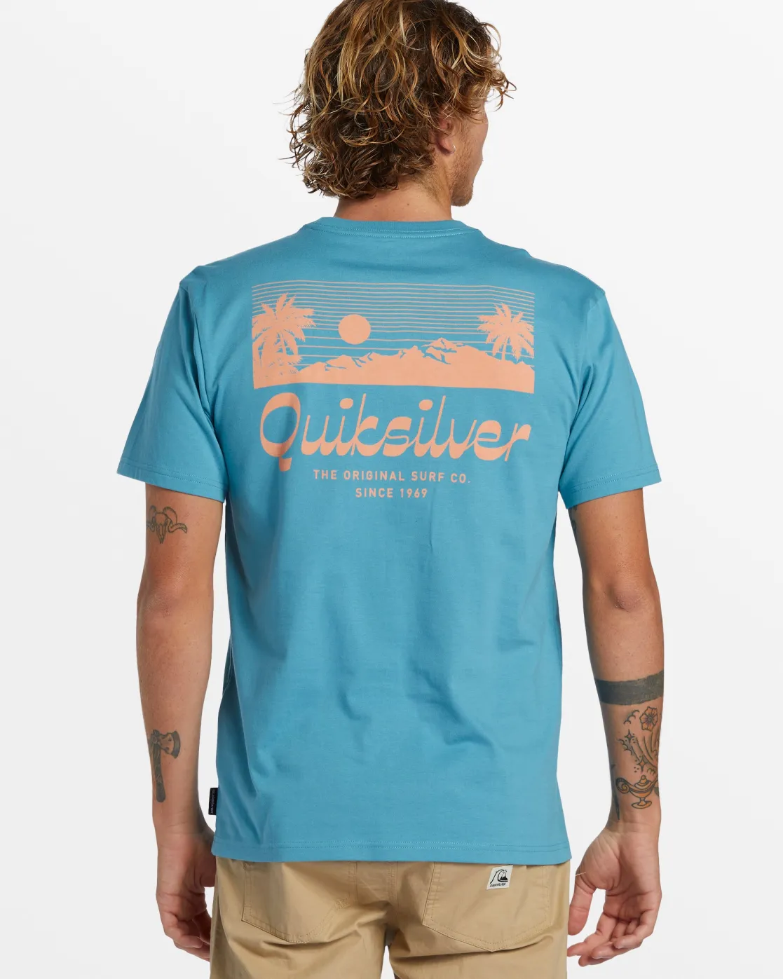 Quiksilver Tees>Island Mode T-Shirt - LARKSPUR