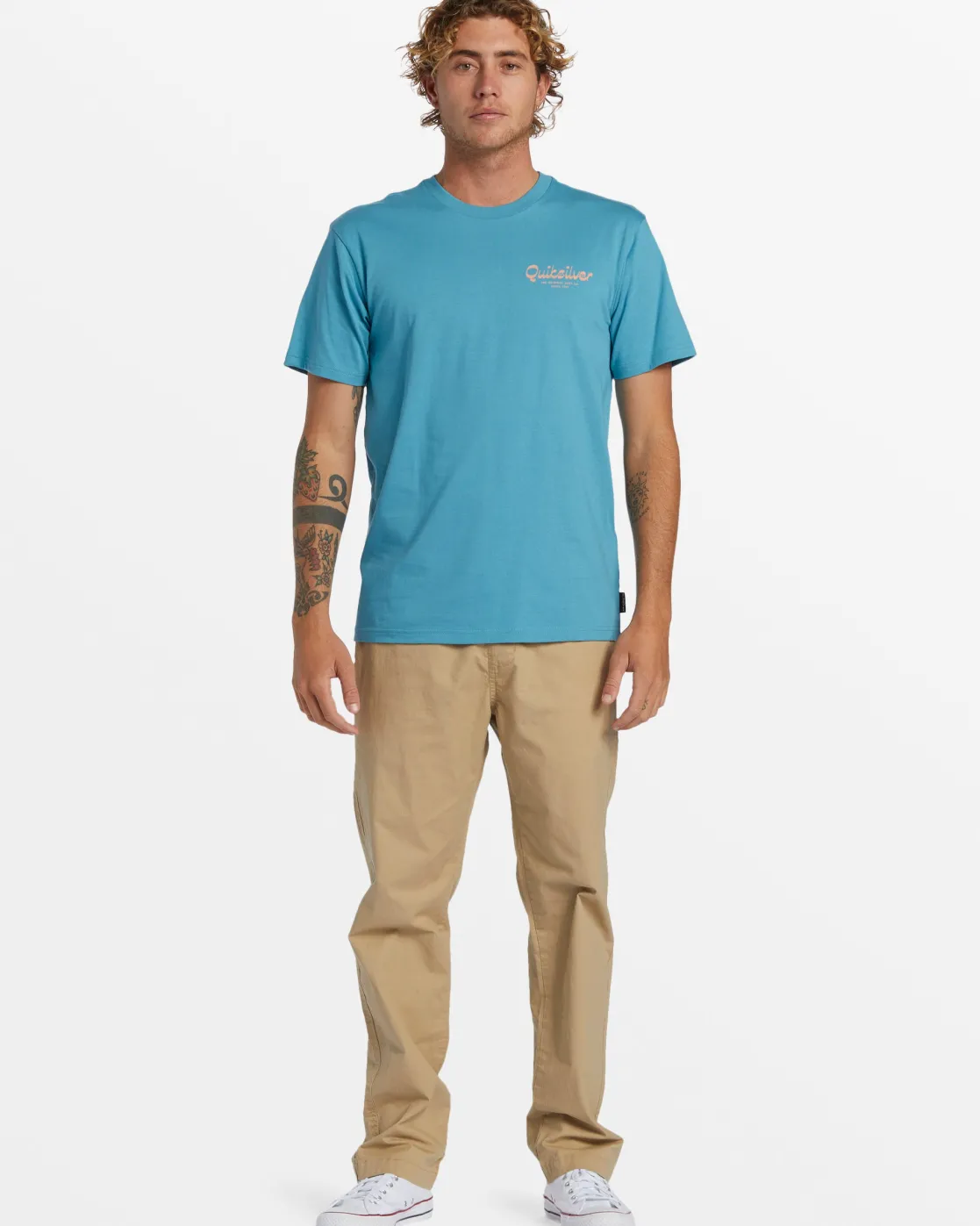 Quiksilver Tees>Island Mode T-Shirt - LARKSPUR