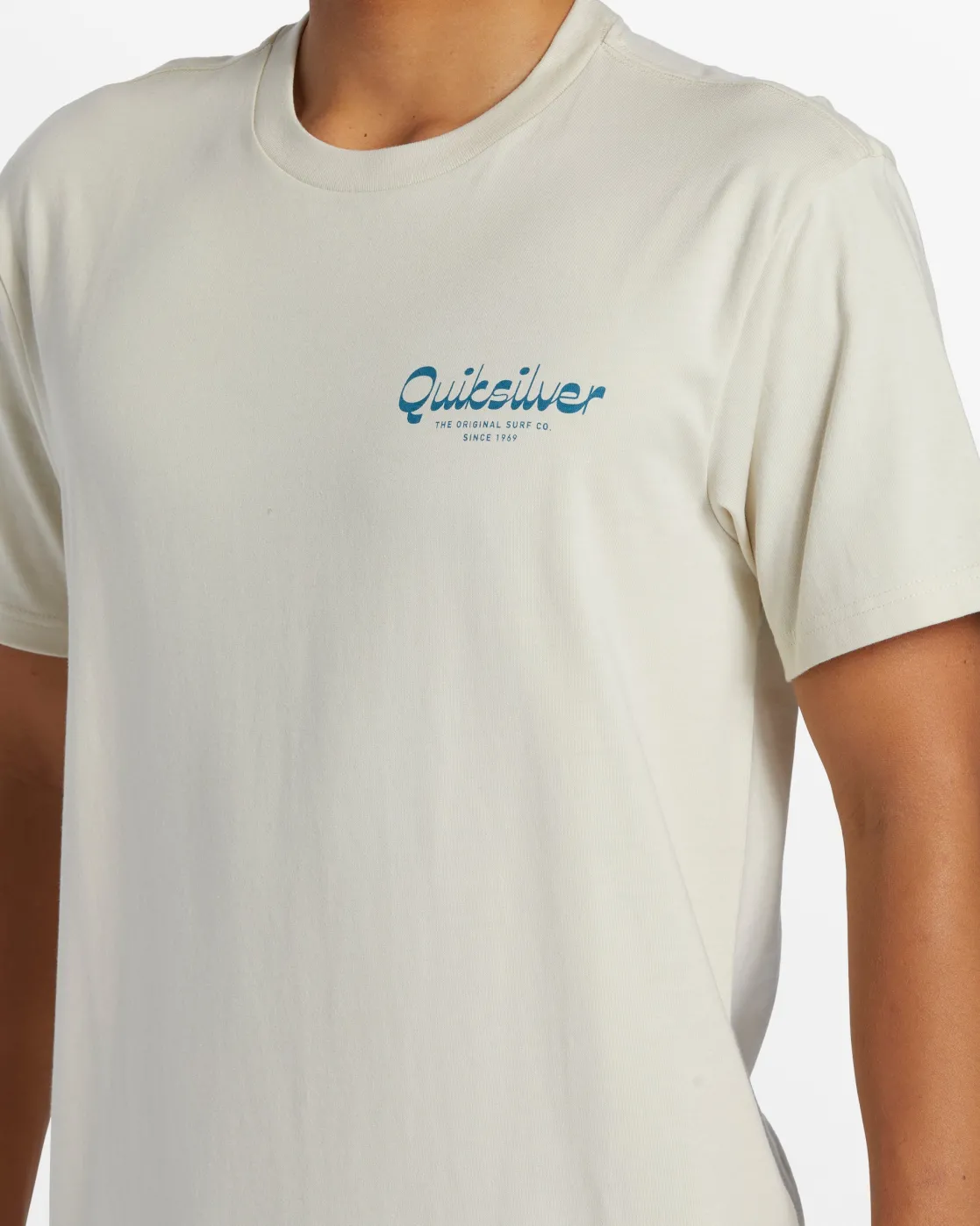 Quiksilver Tees>Island Mode T-Shirt - SILVERBIRCH