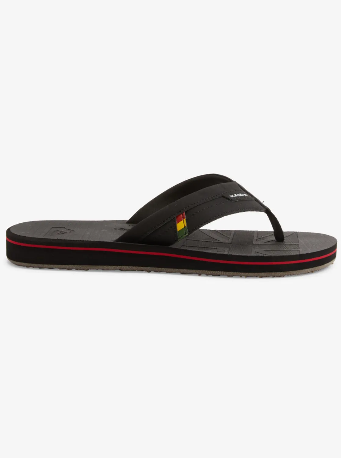 Quiksilver Sandals>Island Oasis Squish Sandals BLACK1