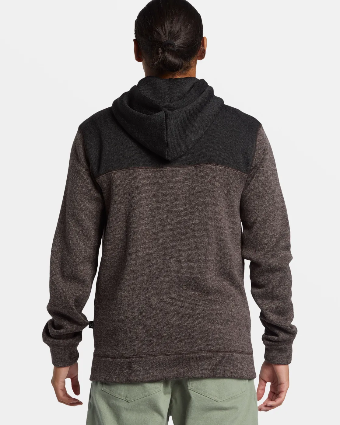 Quiksilver Sweatshirts & Hoodies | Under $100>Keller Block Zip Hoodie CANTEENHEATHER