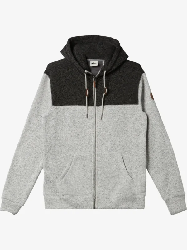 Quiksilver Sweatshirts & Hoodies>Keller Zip Hoodie LIGHTGREYHEATHER