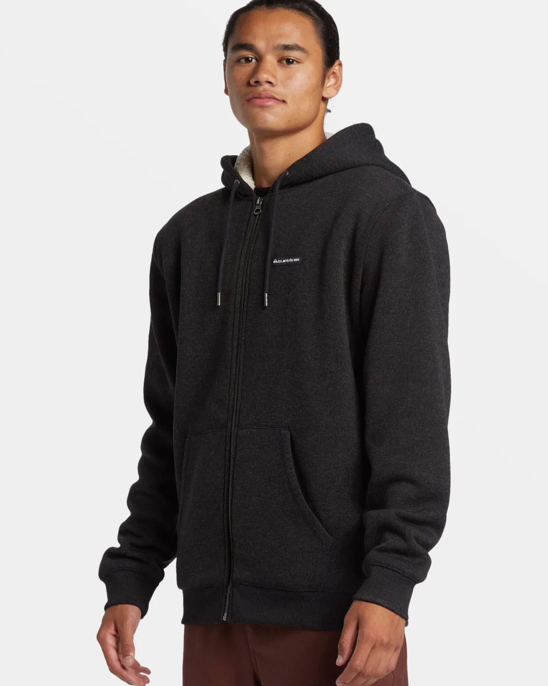 Quiksilver Sweatshirts & Hoodies | Under $100>Keller Zip Hoodie BLACKHEATHER