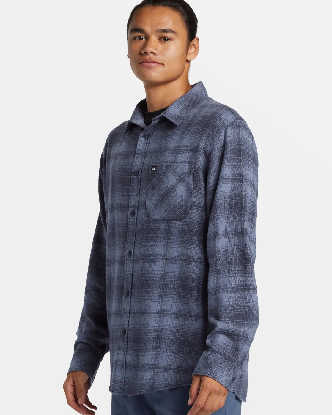 Quiksilver Shirts & Polos | Under $100>Lago Long-Sleeve Flannel BLUENIGHTSLAGOCLASSICSTCH