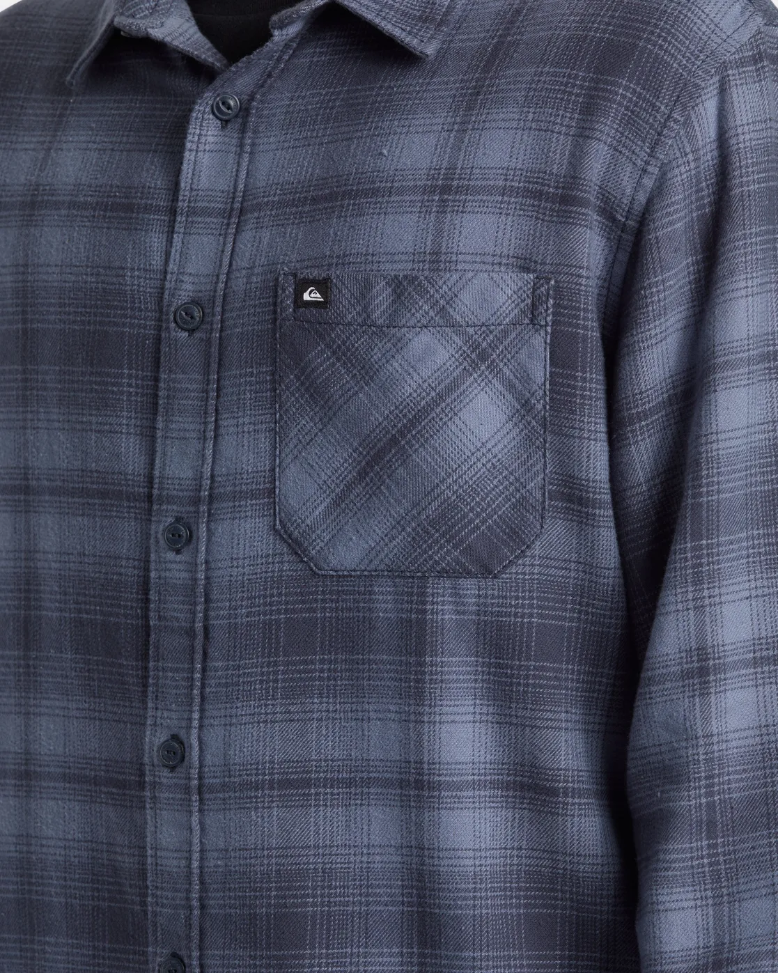 Quiksilver Shirts & Polos | Under $100>Lago Long-Sleeve Flannel BLUENIGHTSLAGOCLASSICSTCH