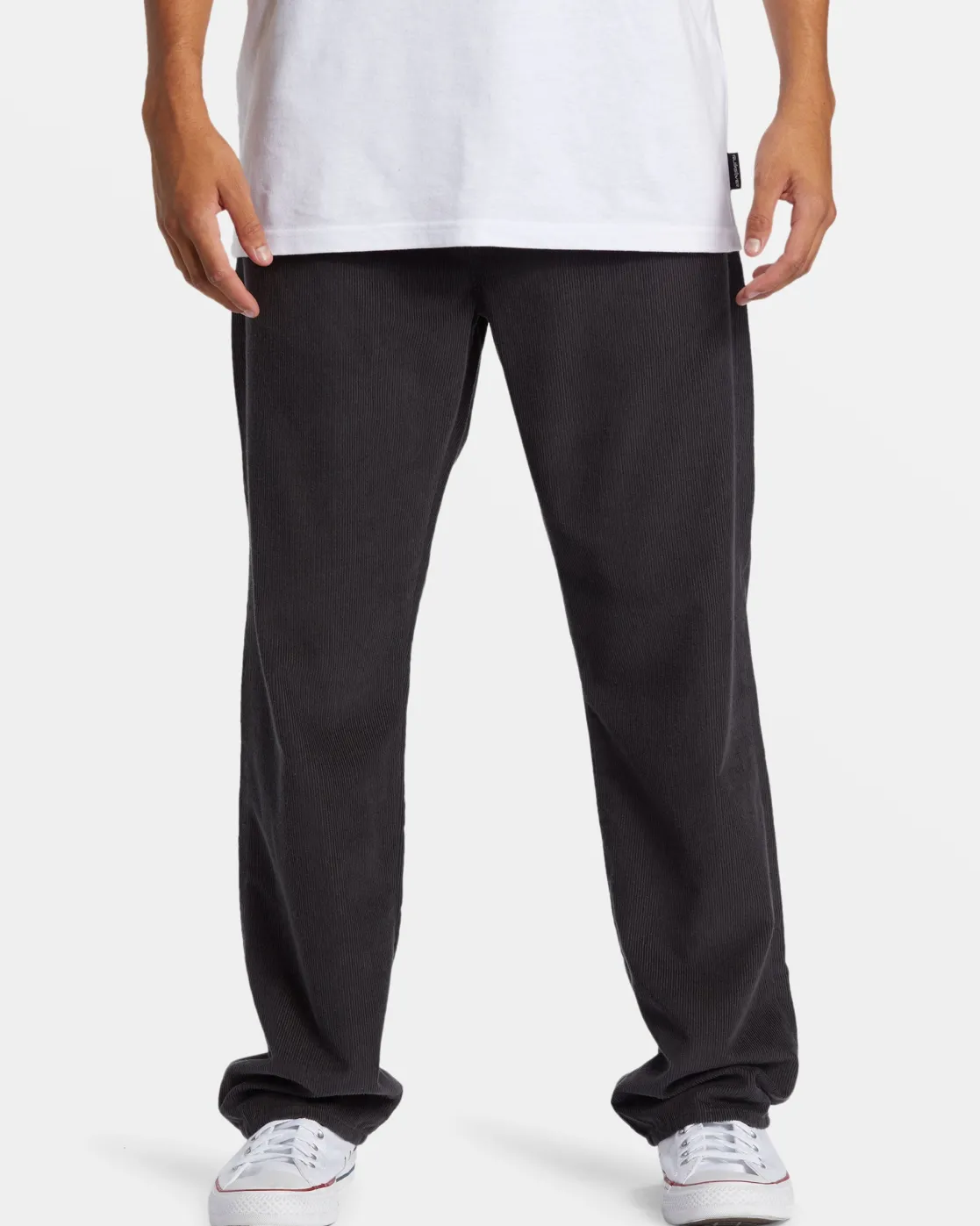 Quiksilver Pants | Under $100>Landers Corduroy Straight Fit Pants TARMAC