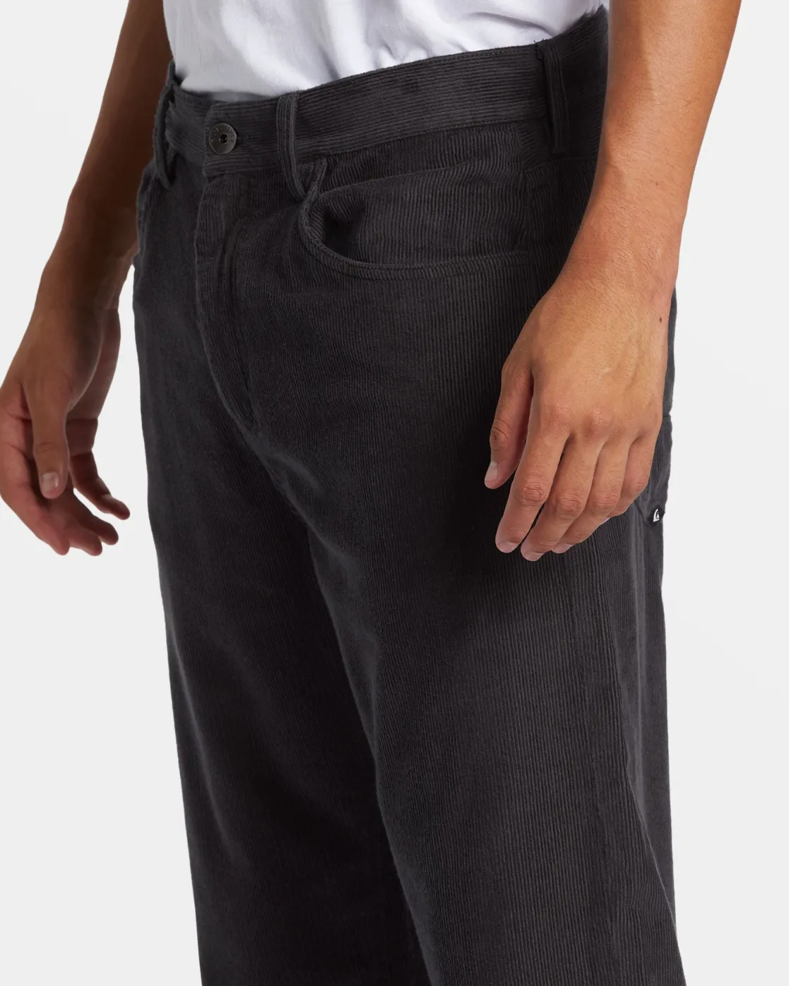 Quiksilver Pants | Under $100>Landers Corduroy Straight Fit Pants TARMAC