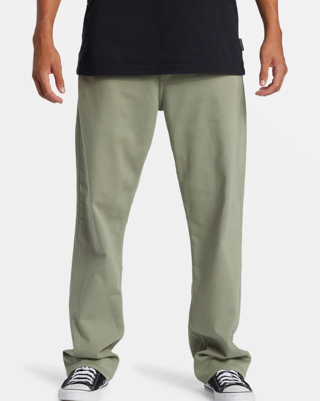 Quiksilver Pants | Under $100>Landers Far Out Straight Fit Pants SEASPRAY