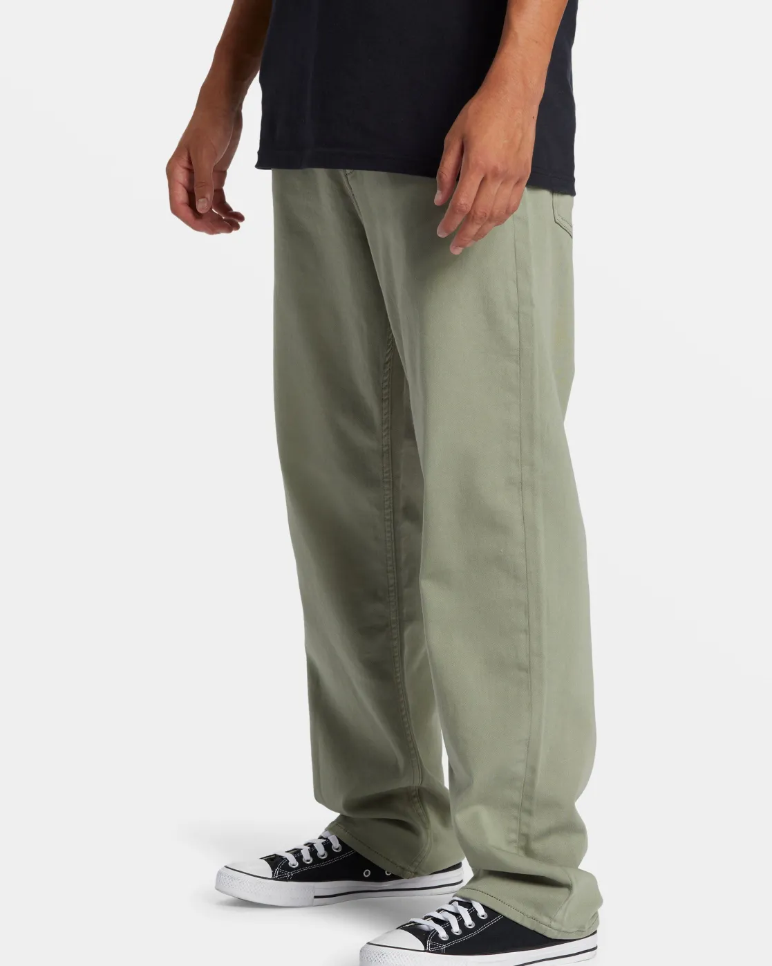 Quiksilver Pants | Under $100>Landers Far Out Straight Fit Pants SEASPRAY