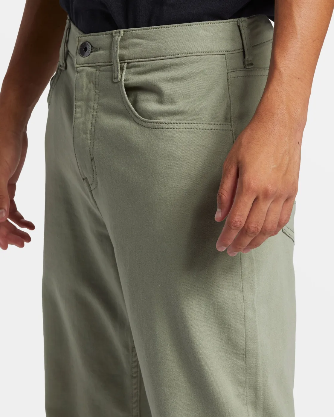 Quiksilver Pants | Under $100>Landers Far Out Straight Fit Pants SEASPRAY