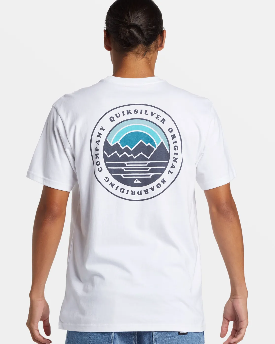 Quiksilver Tees>Landscapes T-Shirt WHITE