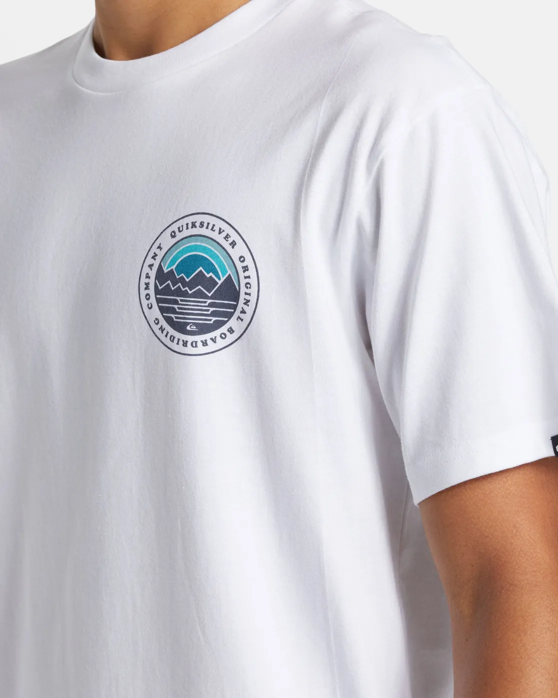 Quiksilver Tees>Landscapes T-Shirt WHITE