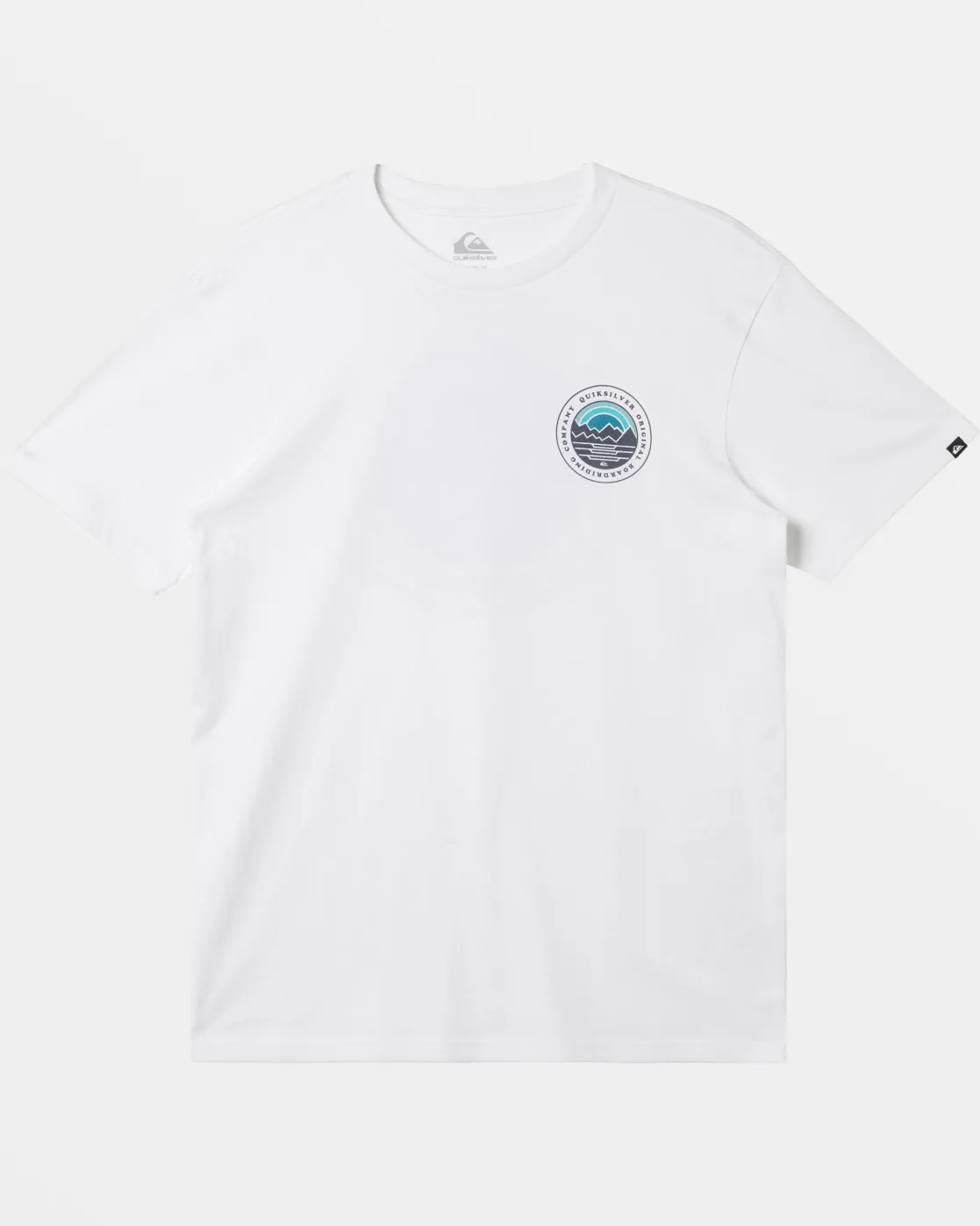 Quiksilver Tees>Landscapes T-Shirt WHITE
