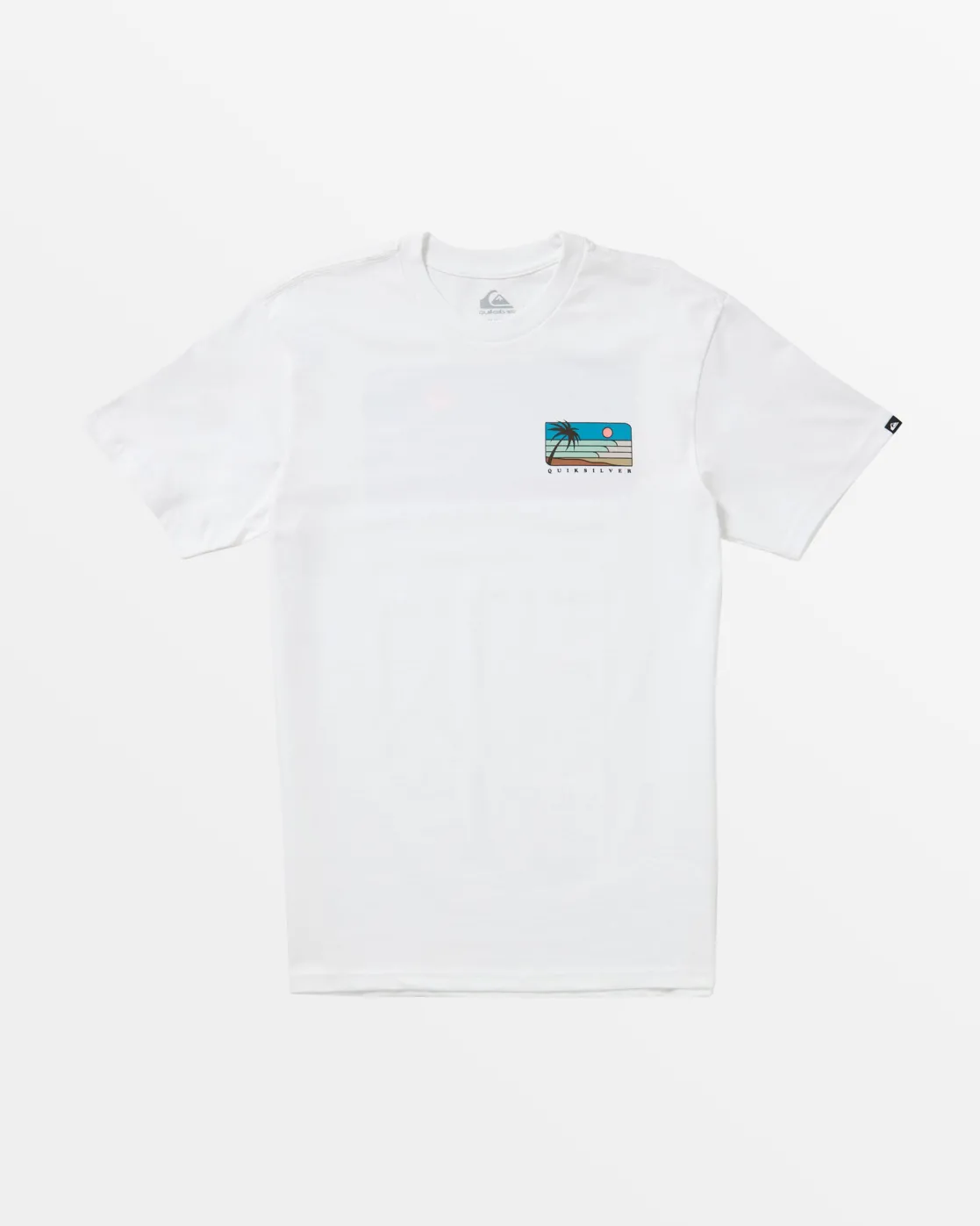 Quiksilver Tees>Line Up T-Shirt WHITE