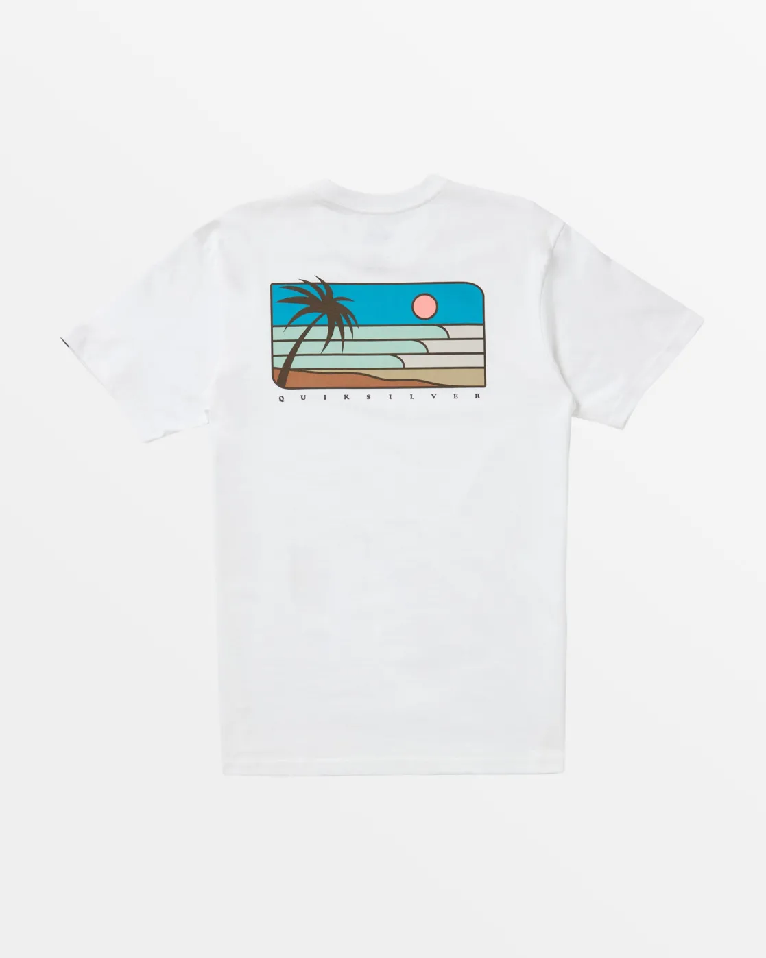 Quiksilver Tees>Line Up T-Shirt WHITE