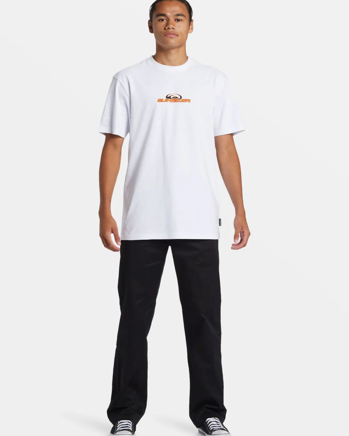 Quiksilver Tees>Luck Dragon T-Shirt WHITE