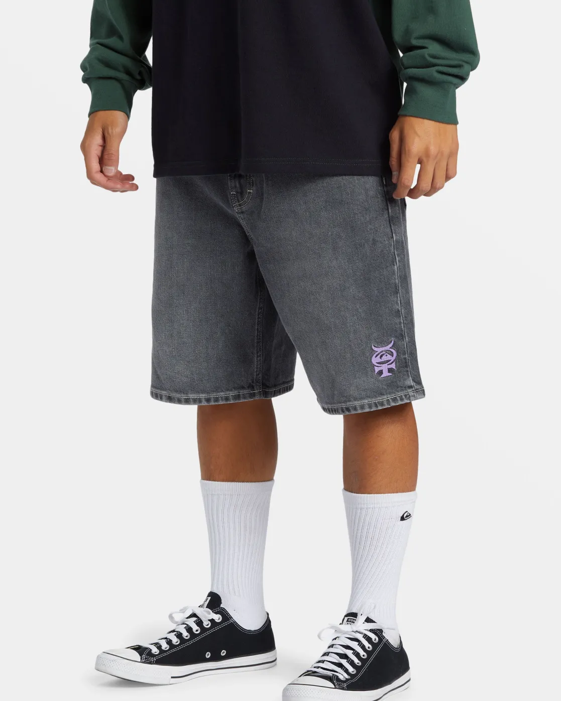 Quiksilver Shorts & Amphibians>Mercury Denim Shorts FORESTNIGHT