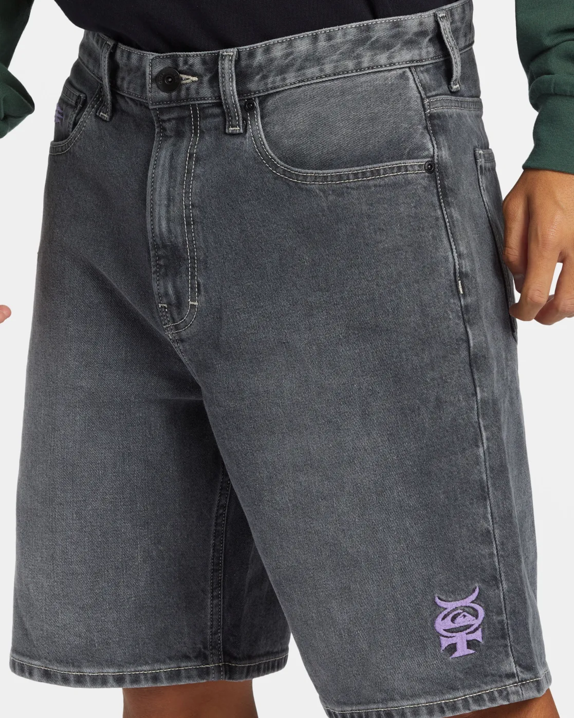 Quiksilver Shorts & Amphibians>Mercury Denim Shorts FORESTNIGHT