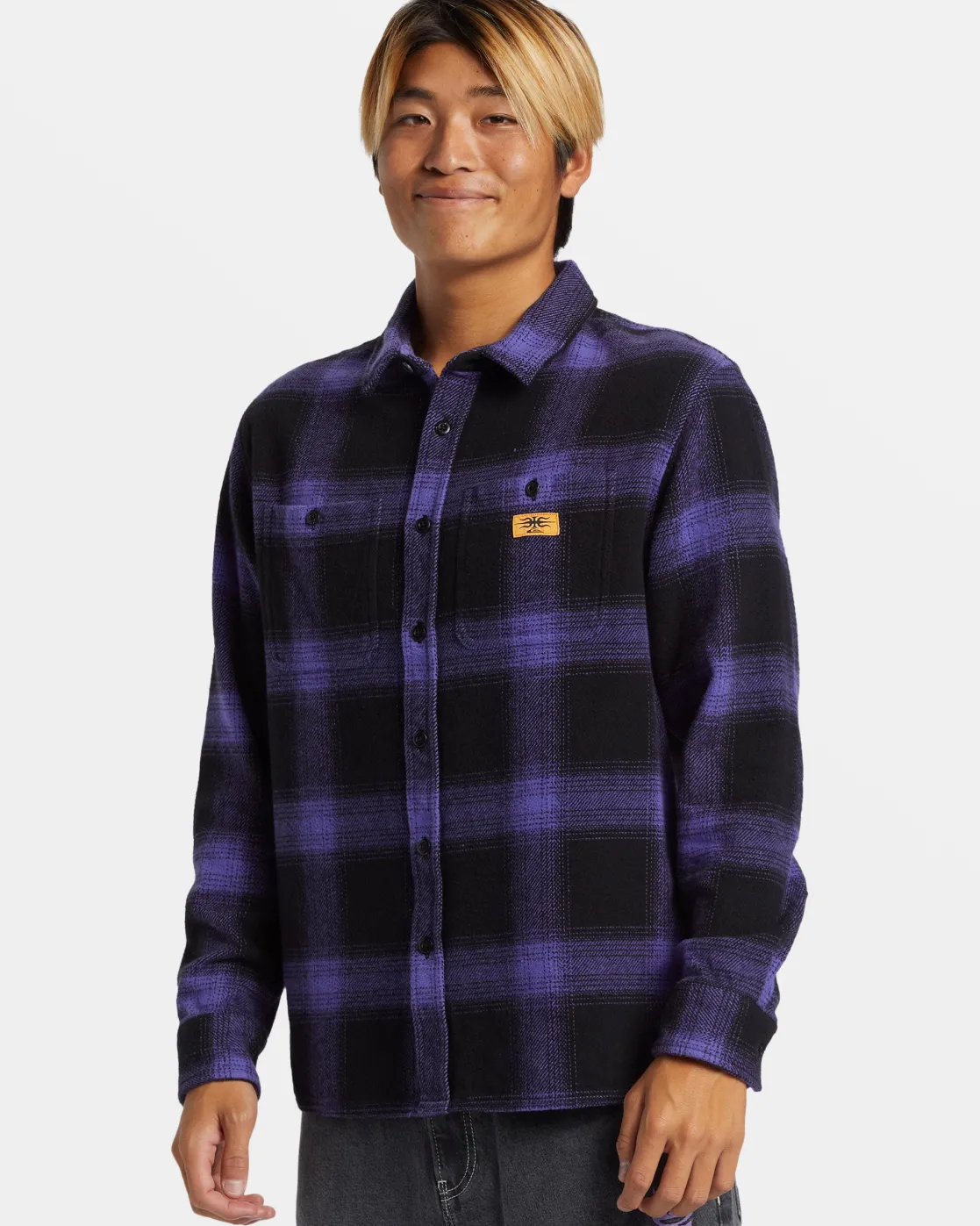 Quiksilver Shirts & Polos | Under $100>Mercury Long Sleeve Flannel Shirt CORSUCANBLUEMERCURYFLANNEL